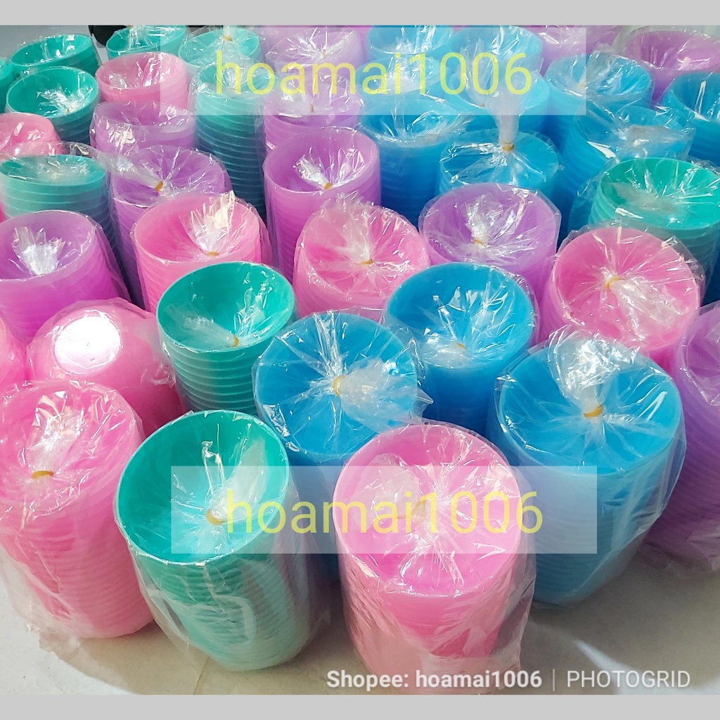 20 CHÉN NHỰA TRỘN MẶT NẠ, BÁT TRỘN MASK