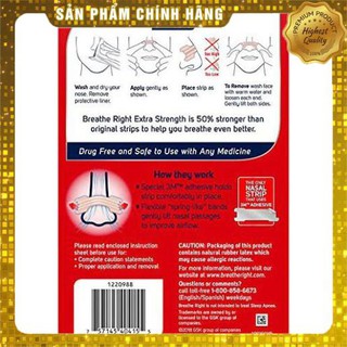 Miếng dán chống ngáy Breath Right 72 miếng