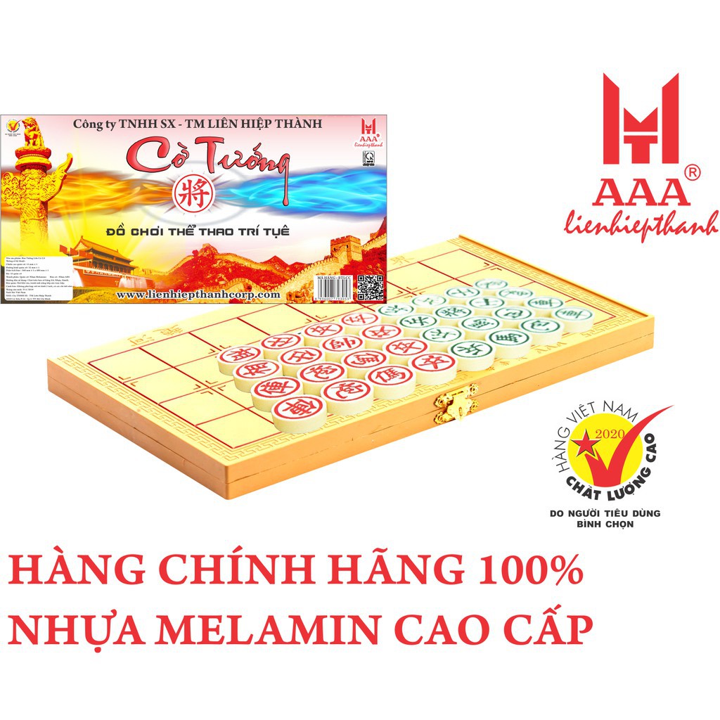 Bộ Cờ Tướng Liên Hiệp Thành Loại Lớn , Bàn Cờ Cao Cấp - Bàn cờ 36cm x 40cm Made In Việt Nam