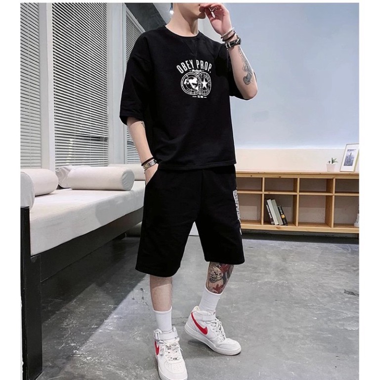 Đồ bộ nam, bộ thể thao nam OBEY, hàng form chuẩn ảnh, có bigsize đến 90kg TKN | BigBuy360 - bigbuy360.vn