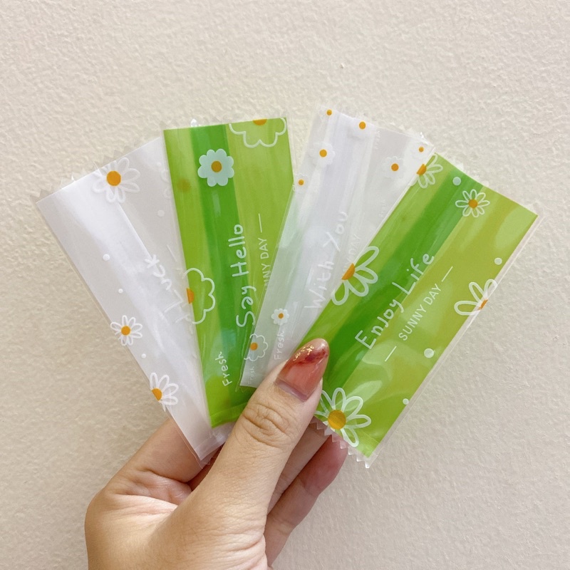 TÚI KẸO NOUGAT HOA CÚC - SET 100 CÁI