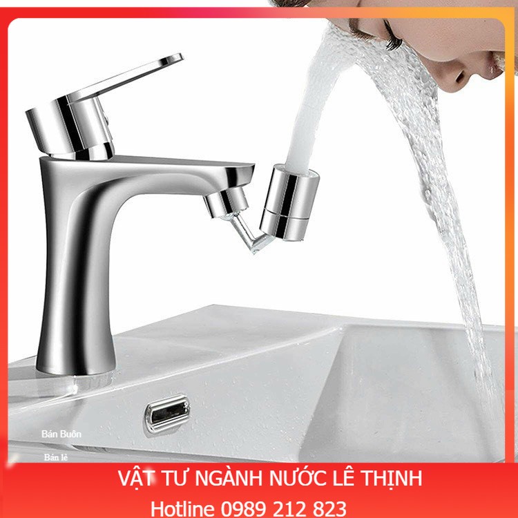 Đầu Nối Vòi Nước Chậu Rửa Chén Bát Xoay 360