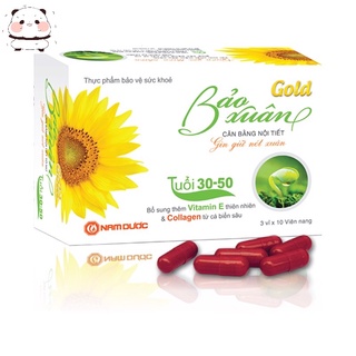 Bảo xuân gold - cân bằng nội tiết, gìn giữ nét xuân - chính hãng, date xa