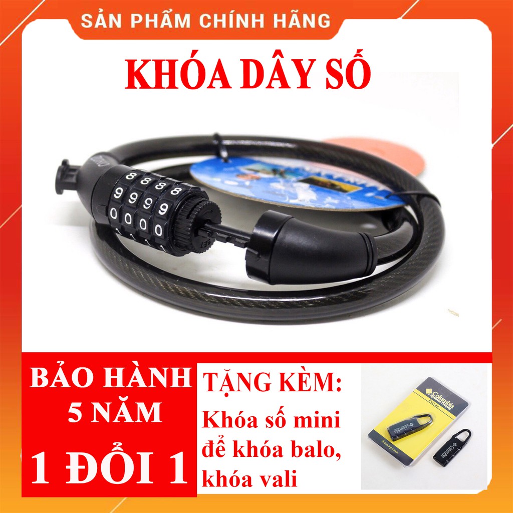 [ FREESHIP ]ổ khóa [ Giá rẻ tại kho ] Khoá dây 4 số zoro dài 80cm có thể đổi được mật khẩu