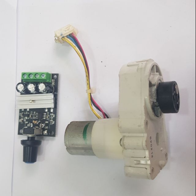 Combo giảm tốc răng nhựa 12-24V
