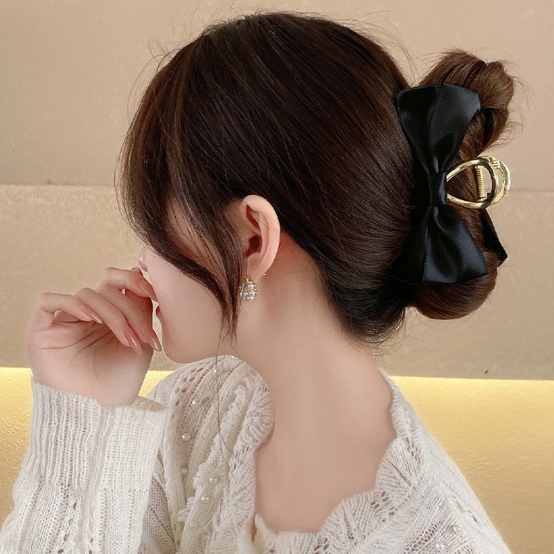 Kẹp tóc nơ phong cách hàn quốc xinh xắn cho nữ