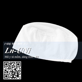 Mũ y tá đẹp loại mềm, dáng tròn 03