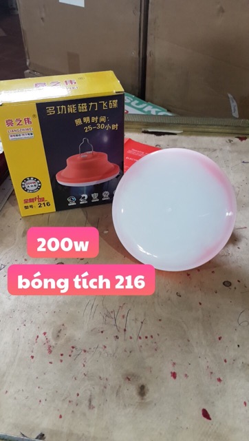 Bóng tích điện LED 38w-180w-200w (kèm sạc)