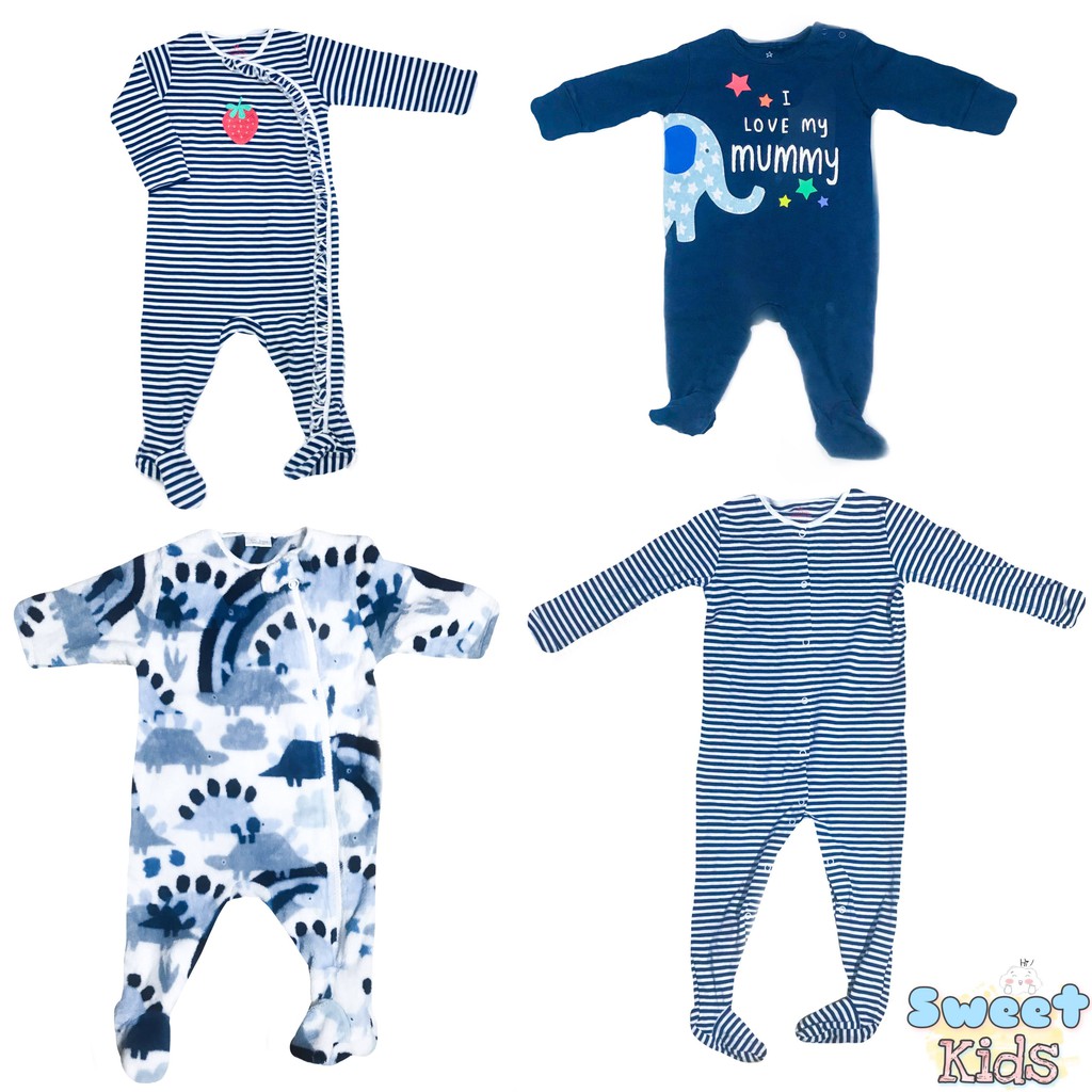 2 BỘ| Body liền tất/sleepsuit cho bé yêu giá rẻ