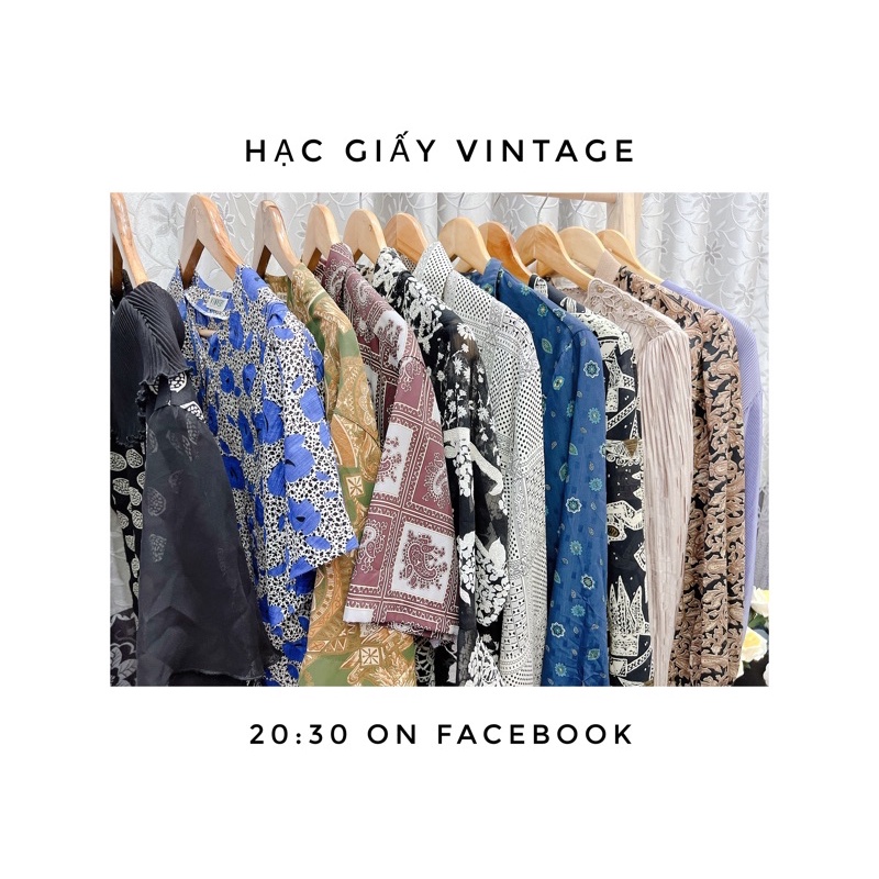 Siêu phẩm sơ mi Vintage Nhật hoạ tiết