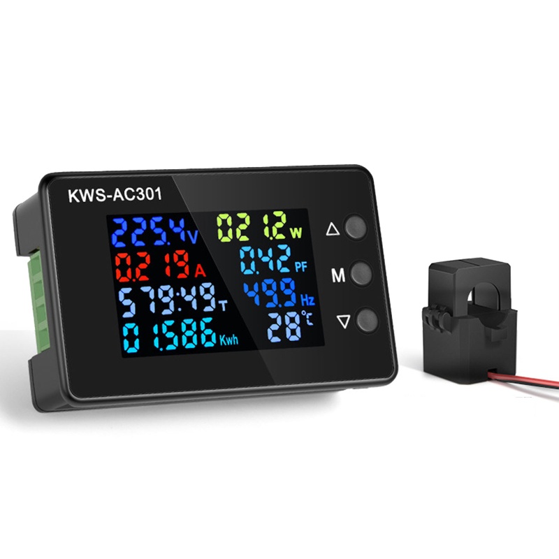 Đồng Hồ Đo Điện Áp Kỹ Thuật Số 8 Trong 1 50V 300V 100A