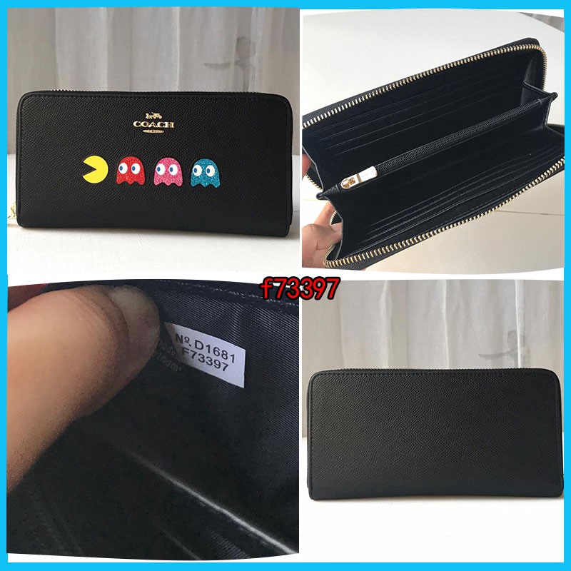 Coach Original Carteira Longa Feminina Bolsa Da Moda Grande Bolsa Carteira Dupla Portátil