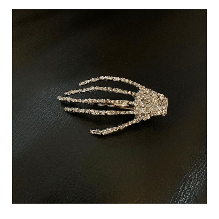 Kẹp Tóc Hình Móng Vuốt Đính Đá Lấp Lánh Phong Cách Hàn Quốc