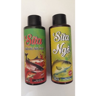 2 lọ sữa trắm _trôi _chép và tinh mùi sữa ngô - hãng mồi câu cá phú thành