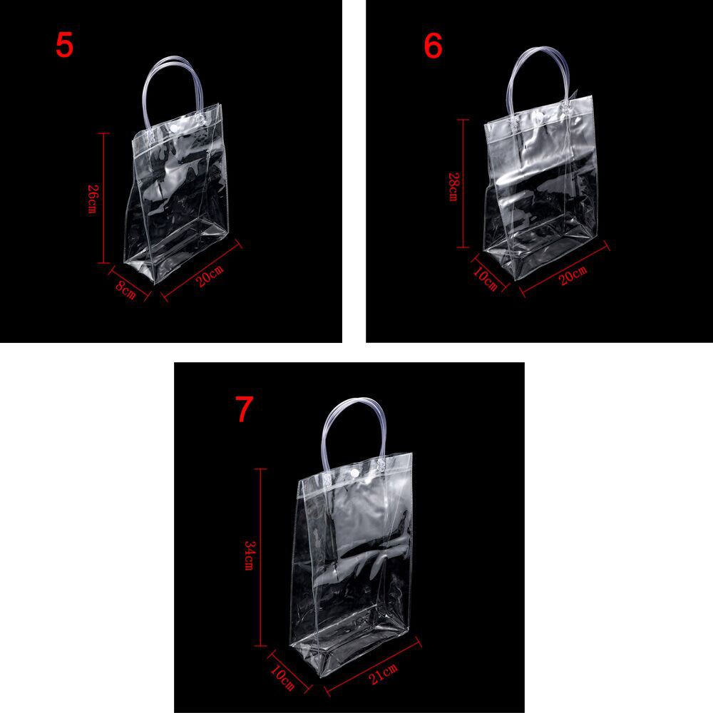 Túi xách trong suốt đựng đồ đạc tiện dụng
