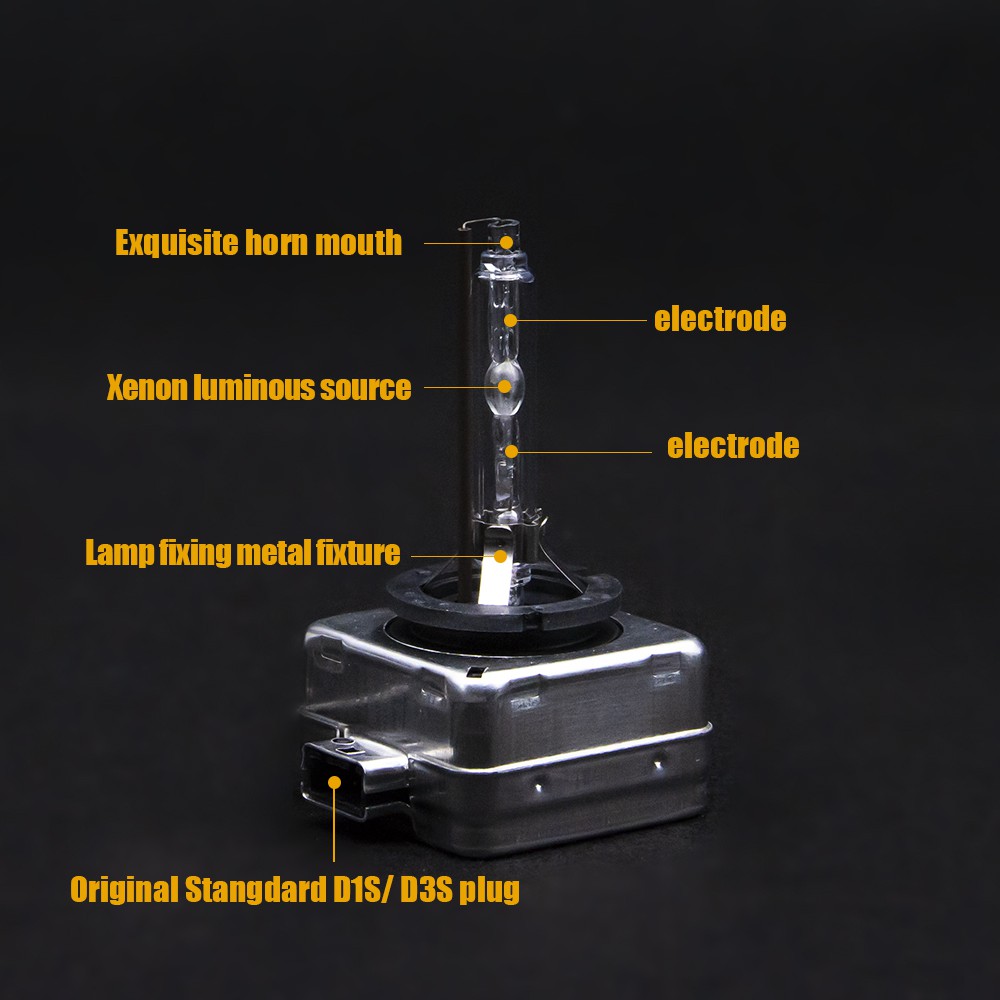 Bộ 2 bóng đèn pha 35w D1S D2S D3S D4S D1R D2R D4R Hid 6000k 4300k 8000k dành cho xe hơi