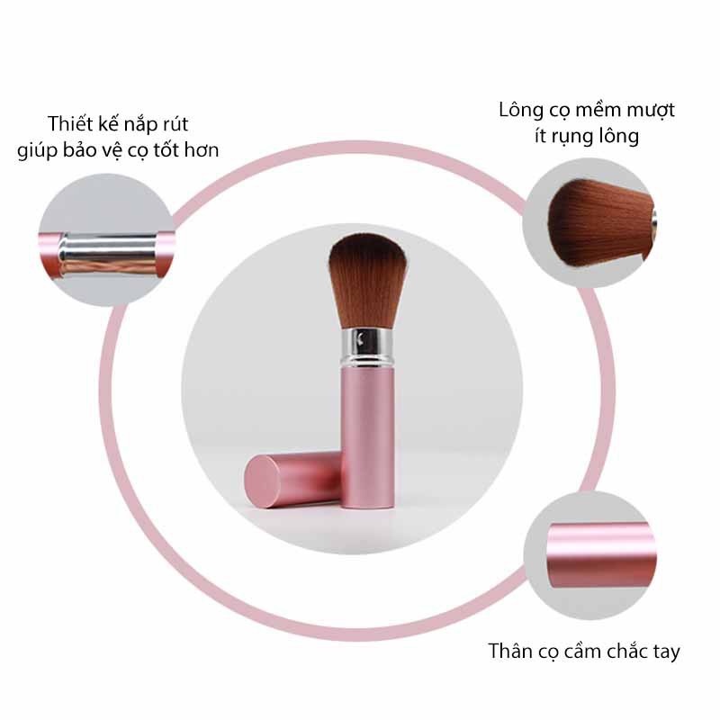 Cọ Đánh Phấn Phủ, Phấn Má Hồng, Tạo Khối Lameila Cao Cấp Cosmetic Brush