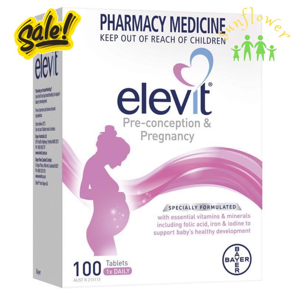 Elevit Bầu Úc 100 Viên: Vitamin Tổng Hợp Tốt Cho Bà Bầu