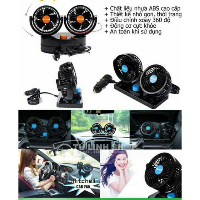 QUẠT MINI ĐÔI