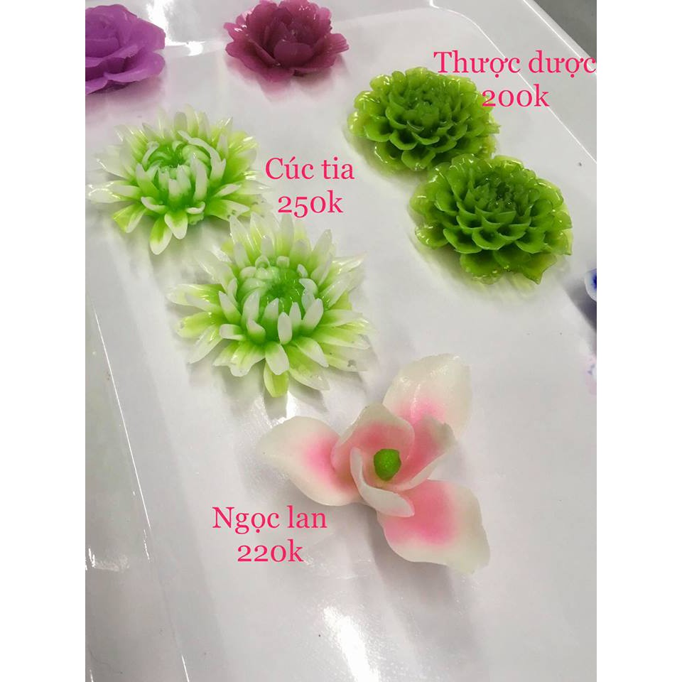 Khuôn rau câu 4D silicone Hoa cúc tia (Kích thước 10cm)