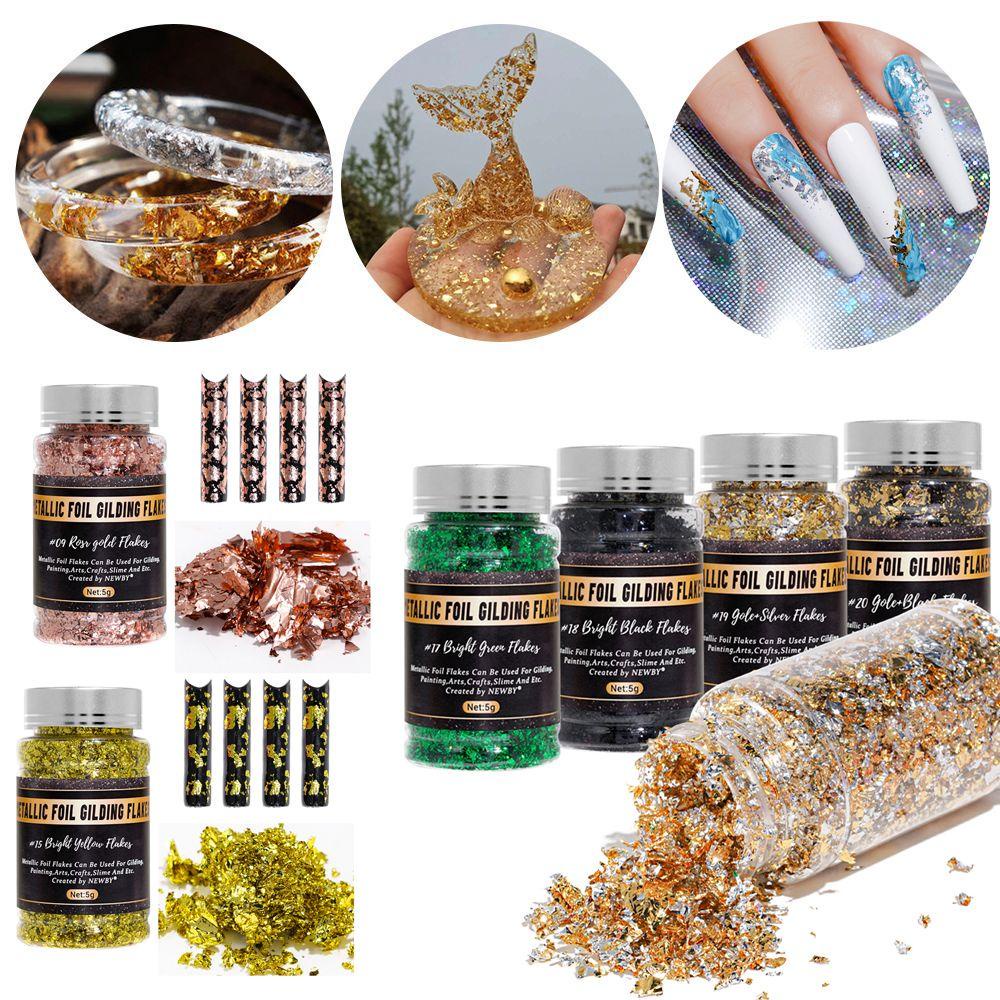 XIANTIN Khuôn Làm Trang Sức Hình Lá Vàng Lấp Lánh DIY 5g