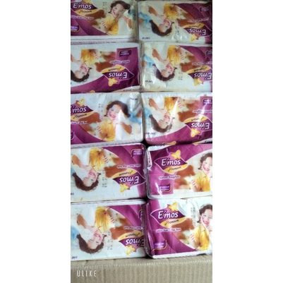 Combo 30 gói khăn vuông Emos 100tờ  bản lớn  330mm*330mm.
