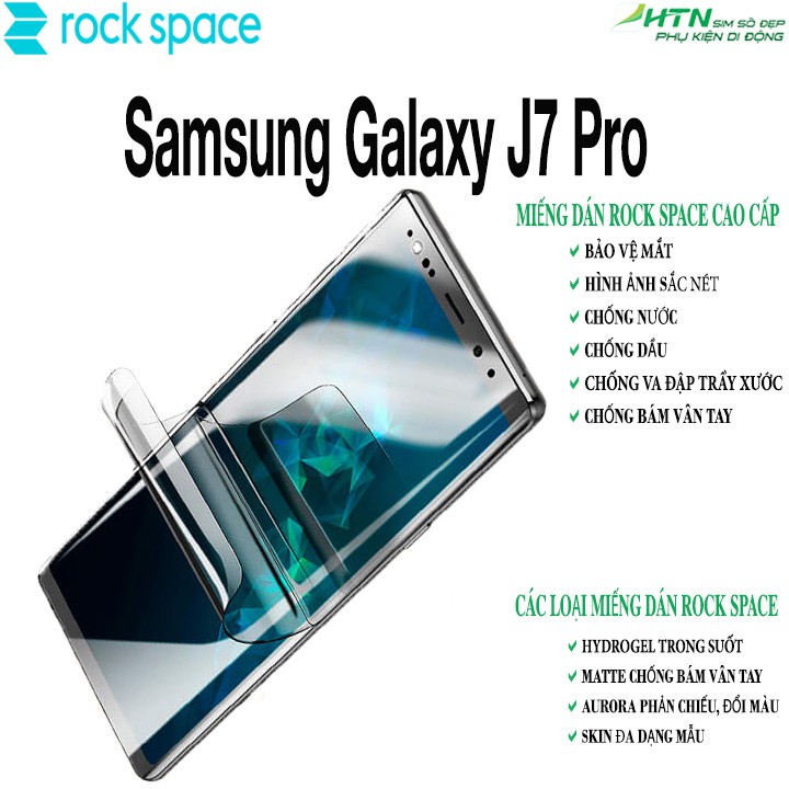 Miếng dán PPF samsung J7 Pro cao cấp rock space dán mặt trước/ mặt sau lưng bảo vệ mắt, tự phục hồi vết xước,...