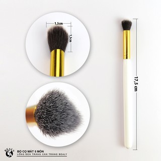 Bộ Cọ Mắt Cán Trắng Lông Đen 5C