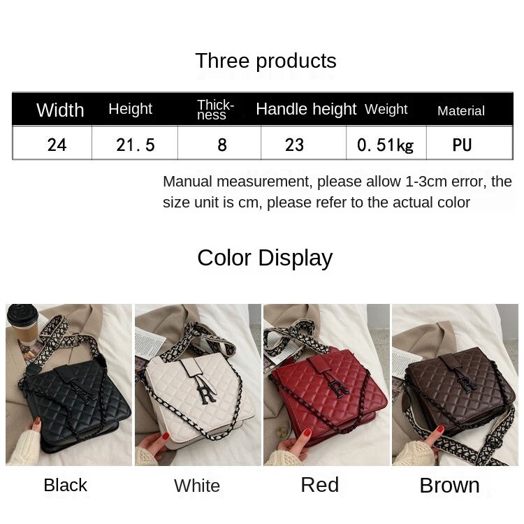 Túi đeo vai sức chứa lớn thiết kế sang trọng thời trang thu đông cho nữ