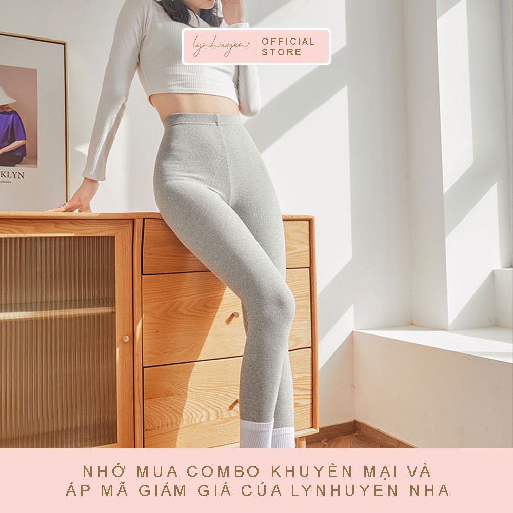 Quần Legging Nữ Dài Nâng Mông Cạp Cao Lynhuyen 3 Màu Q005