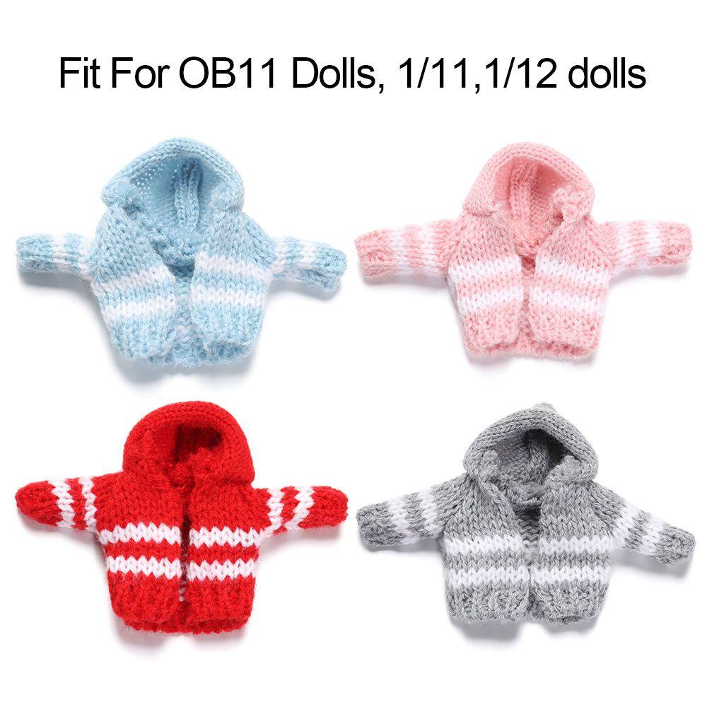 Áo Sweater Dệt Kim Mini Nhiều Màu Sắc Thời Trang Cho Búp Bê DIY