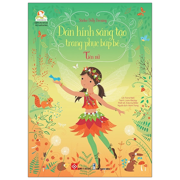 Sách Sticker Dolly Dressing - Dán Hình Sáng Tạo Trang Phục Búp Bê - Tiên Nữ