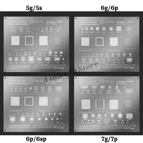 Vỉ làm chân ip 5g-12prm hãng Mechanic