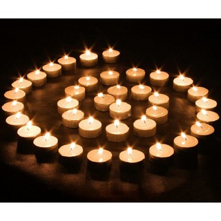 Nến Tealight 50 viên cháy 4 giờ - 5 giờ không mùi , không khói