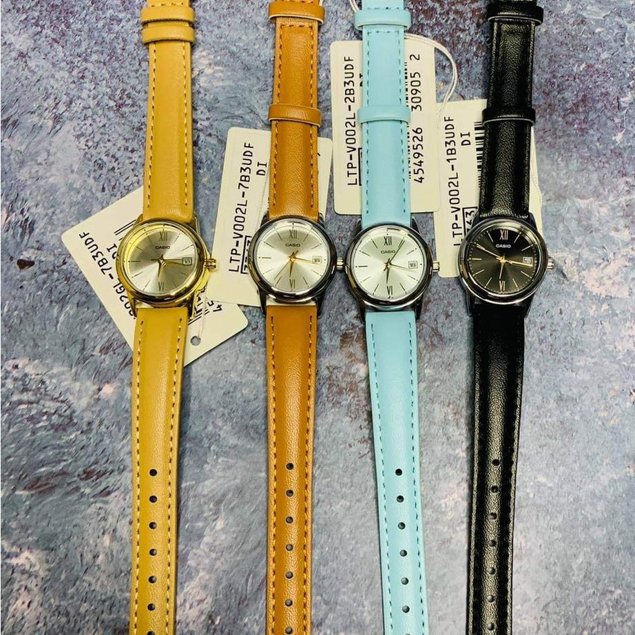 Đồng hồ nữ dây da Casio Anh Khuê LTP-V002L-7B3UDF