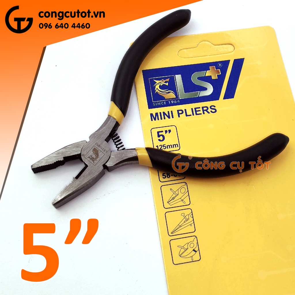 Kìm điện LS 5 inch thép cao cấp