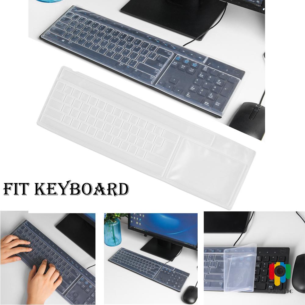 Tấm Lót Bảo Vệ Bàn Phím Máy Tính Bằng Silicon Trong Suốt Chống Bụi Chống Nước