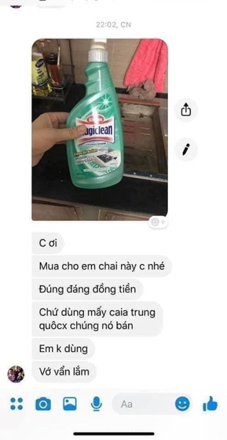 Xịt tẩy bếp Magic Clean Thái Lan