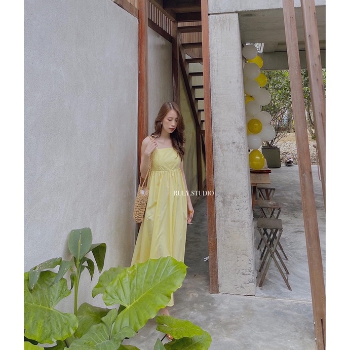 [Sản phẩm độc quyền Ruly] Đầm 2 dây tiểu thư