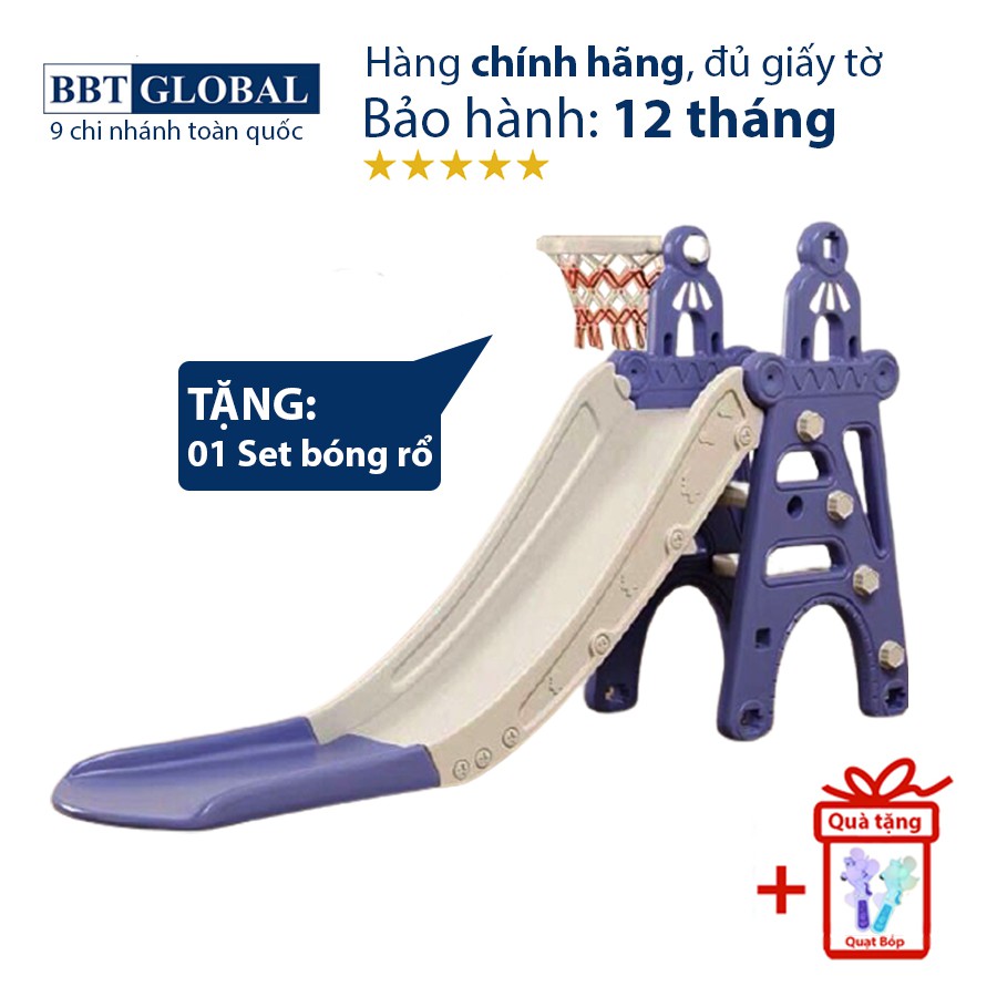 CẦU TRƯỢT LÂU ĐÀI MÁNG DÀI 1.8m [TẶNG BÓNG RỔ] BBT GLOBAL BSL302B