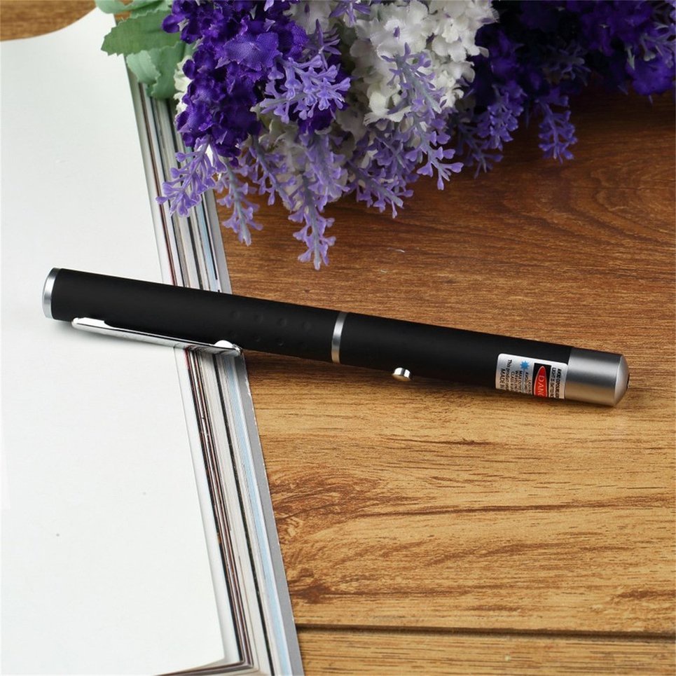 Powerful Blue/Violet Laser Pointer Pen Beam Light 5mw 405nm Professional Lazer
