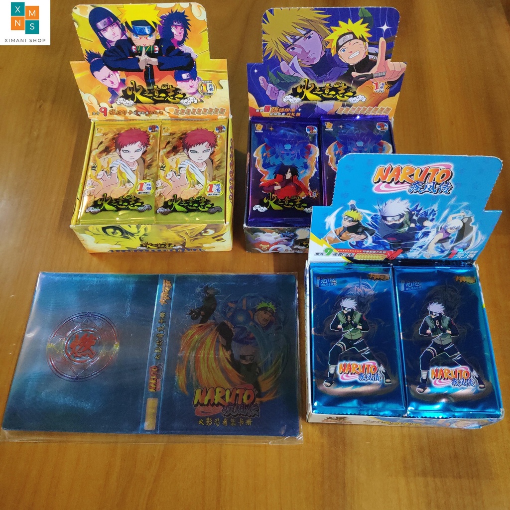 20 Mẫu Set 5 Ảnh Thẻ Nhân Phẩm Naruto Kayou Off Pack Card In Hình Nhân Vật Anime Chibi