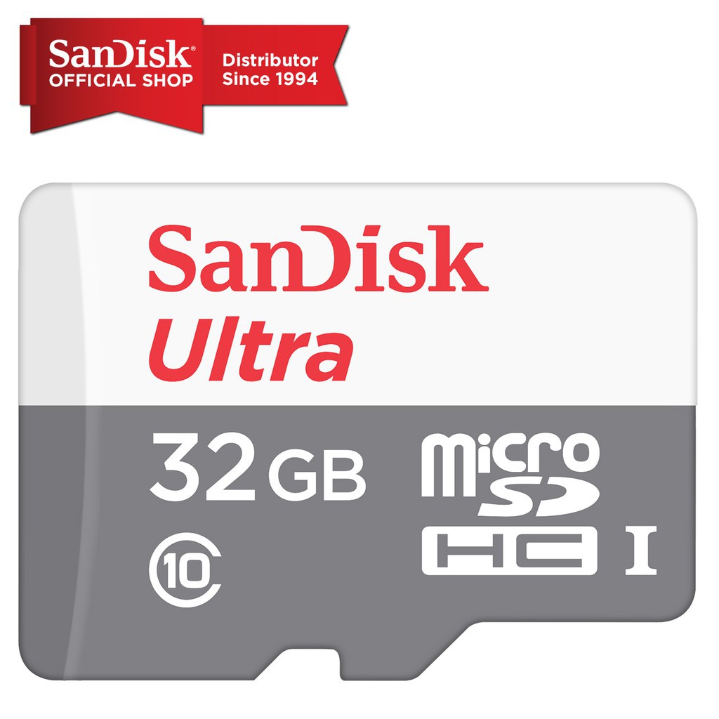 Thẻ nhớ SanDisk Ultra microSDHC / XC Class 10 100MB / s 32GB / 64GB / 128GB