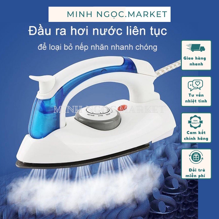 Bàn là hơi nước travel iron HT258B mini cầm tay du lịch - Bàn ủi hơi nước cầm tay mini travel iron HT258B [Hàng loại 1]