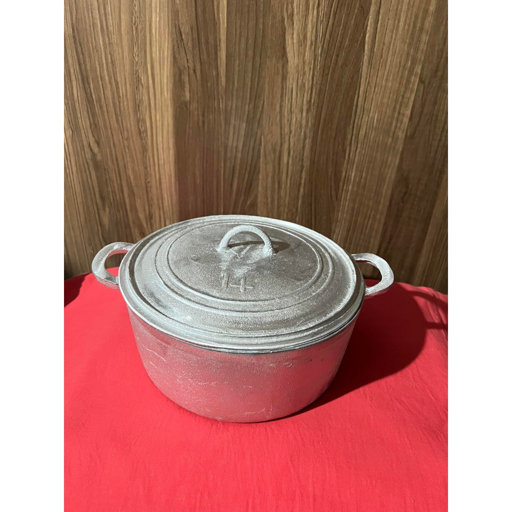 Xoong gang đúc thủ công số (14) ₫k  25cm