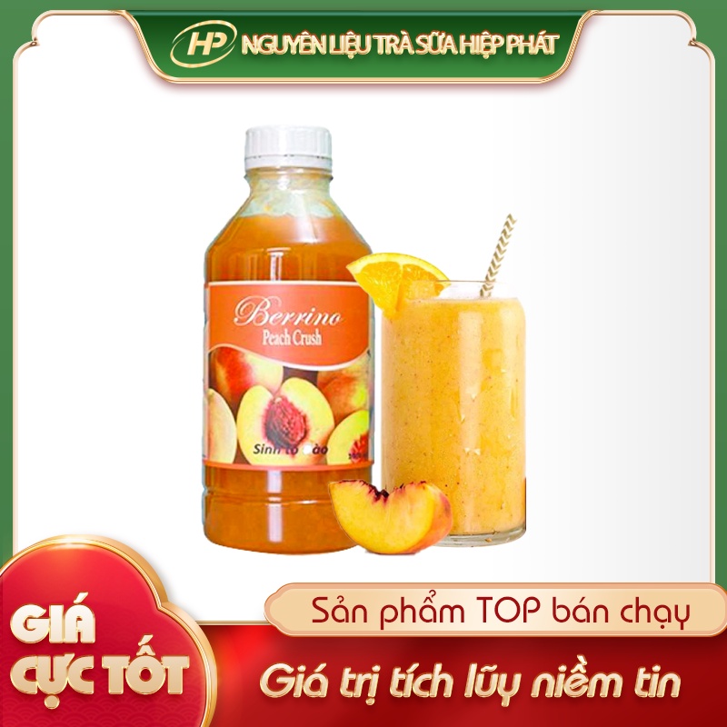 Sinh tố BERRINO Đào 1 Lít - [ĐẶC SÁNH] - SP010135 - Nguyên liệu trà sữa HIỆP PHÁT