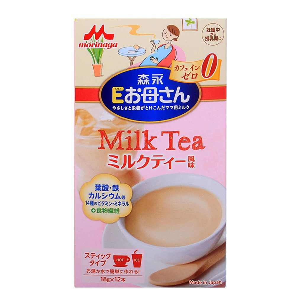 [Mã MKBC155 giảm 8% đơn 400K] [XÁCH TAY NHẬT] Sữa Bà Bầu Morinaga Milk Tea 216g