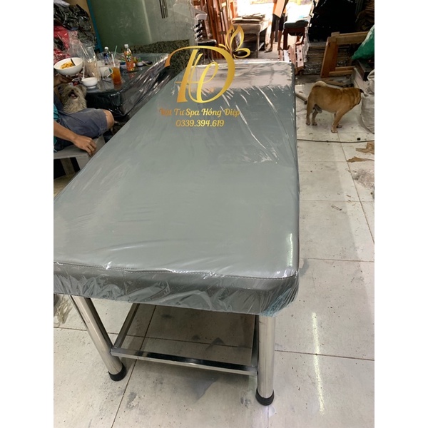 Giường Massage - Nối my chân inox giá tại xưởng