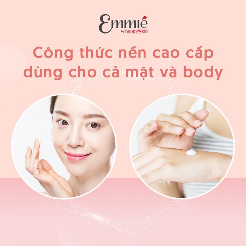 KEM DƯỠNG DA EMMIE FACE &amp; BODY 5% NIACINAMIDE EMULSION 150ML CHÍNH HÃNG - 8478