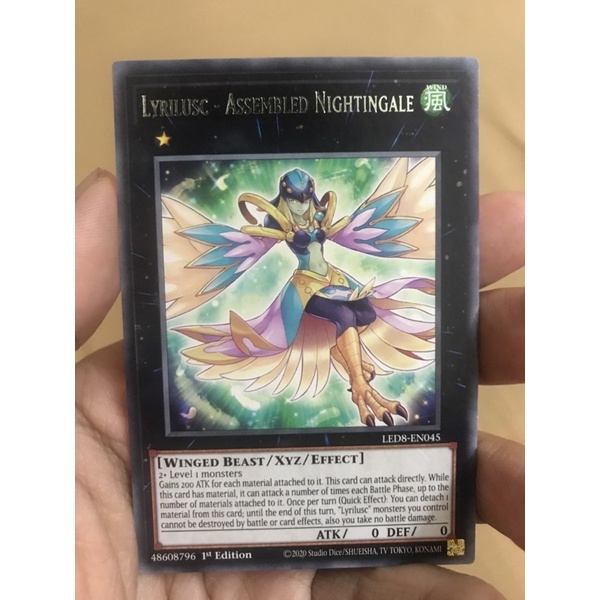 Thẻ bài Yugioh Lyrilusc - Assembled Nightinagle - Rare